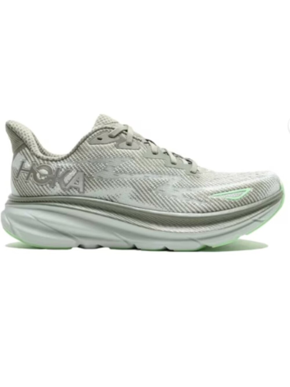Hoka Clifton 9 Women's Running Shoes Size 7.5 Olive Haze Cushioned